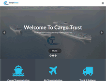 Tablet Screenshot of cargotrust.com.gr